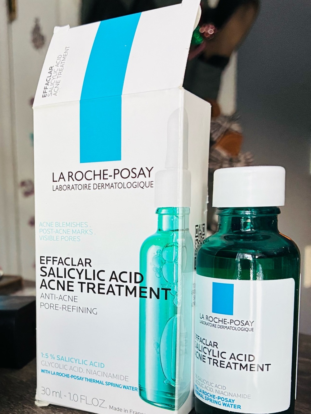 La Roche-Posay Effaclar Salicylic Acid Acne Treatment 1 oz 30ml Brand New In Box